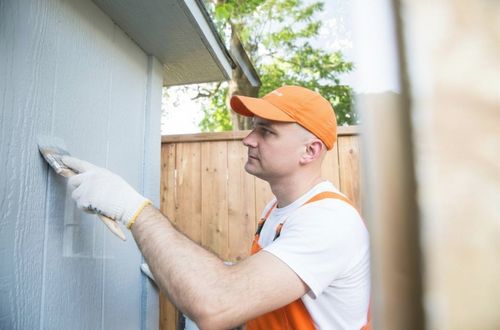 shed painting by professional in Hayward, CA